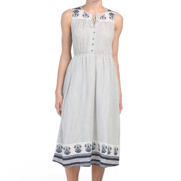 lucky brand polka dot dress